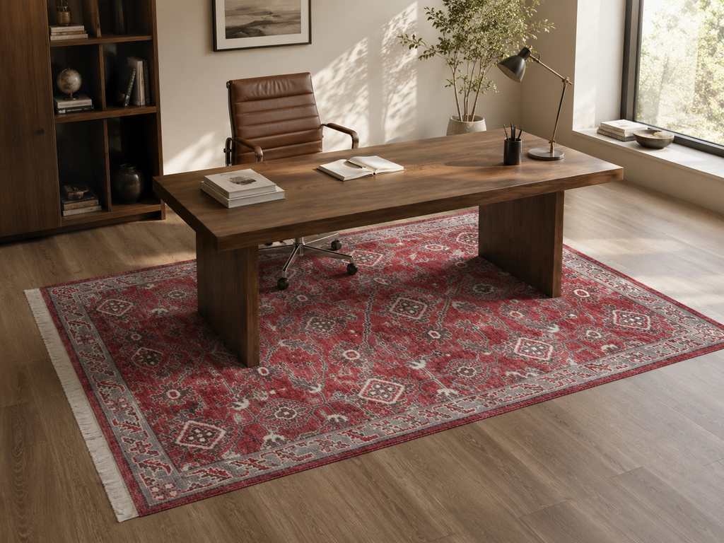 Roter Orientteppich von Studio Nour – Ansicht 3
